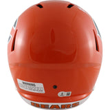 Brian Urlacher Autographed Chicago Bears Alt 22 F/S Helmet Beckett Witness 49303