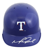 Rangers Mike Napoli Authentic Signed Riddell Mini Batting Helmet BAS #BL65301