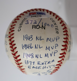 Stan Musial Autographed/Inscribed HOF '69 & Lifetime Stats Ball LE #272/1000 PSA