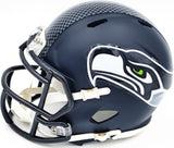 Kenneth Walker III Signed Seattle Seahawks Blue Speed Mini Helmet Beckett Wit
