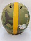 NAJEE HARRIS SIGNED PITTSBURGH STEELERS CAMO SPEED MINI HELMET FANATICS QR