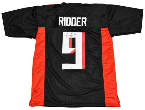 DESMOND RIDDER SIGNED AUTOGRAPHED ATLANTA FALCONS #9 BLACK JERSEY BECKETT