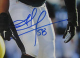 Jordan Hicks Philadelphia Eagles Signed 11x14 Color Photo JSA 141603