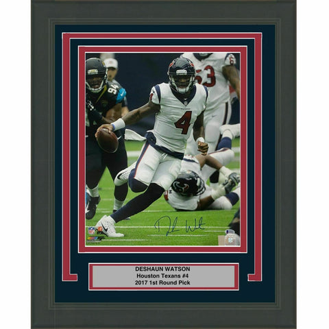 FRAMED Autographed/Signed DESHAUN WATSON Houston Texans 16x20 Photo BAS COA #2