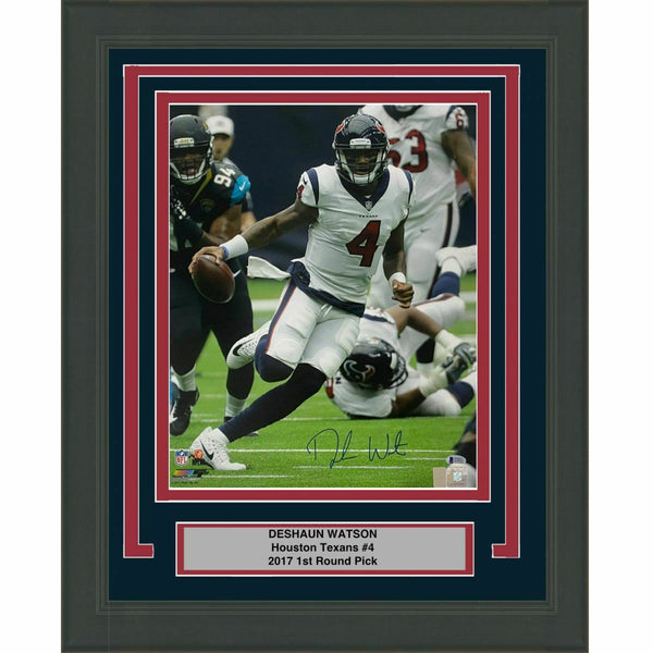 FRAMED Autographed/Signed DESHAUN WATSON Houston Texans 16x20 Photo BAS COA #2