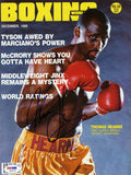 Thomas "Hitman" Hearns Autographed Boxing World Magazine Cover PSA/DNA #S42530