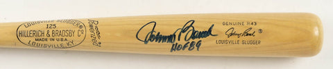 Johnny Bench Signed Louisville Slugger Bat (JSA COA) Cincinnati Reds HOF Catcher