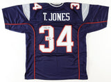 Tebucky Jones Signed New England Patriots Jersey "Super Bowl XXXVI Champ" (JSA)