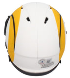 Kyren Williams Autographed Rams Lunar Eclipse Mini Speed Helmet Beckett