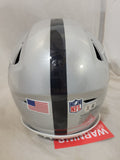 ASHTON JEANTY SIGNED LAS VEGAS RAIDERS F/S SPEEDFLEX HELMET BECKETT QR