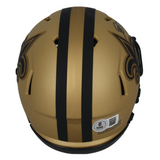 Rashid Shaheed Autographed Saints RAVE Mini Speed Helmet Beckett