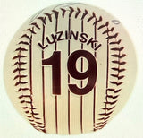 Greg Luzinski Signed Bull's BBQ Baseball (JSA COA) Philadelphia Phillies Slugger