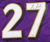 Ray Rice Signed Baltimore Ravens Purple Jersey (JSA) Ex Rutgers Running Back