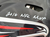 MATT RYAN AUTOGRAPHED FALCONS FULL SIZE AUTH HELMET 2016 MVP BECKETT 197077