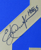 Eric Dickerson HOF Signed/Inscribed Rams Football Jersey Framed Beckett 208822