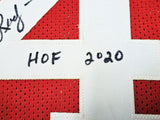 HOUSTON ROCKETS RUDY TOMJANOVICH AUTOGRAPHED RED JERSEY "HOF 2020" JSA 215754