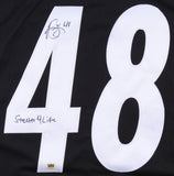 Bud Dupree Signed Pittsburgh Steelers Jersey Inscribed"Steeler 4 Life"(CAS Holo)