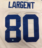 Seattle Seahawks Steve Largent Autographed White Reebok Jersey MCS Holo #88495