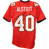Mike Alstott Autographed Pro Style XL Red Jersey SB XXXVII Champs Beckett 50181