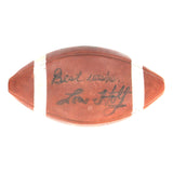 Lou Holtz Signed Football (Beckett) Head Coach 1988 National Champion Notre Dame