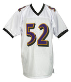 Ray Lewis Signed White Pro Style Football Jersey BAS