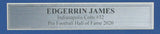 Edgerrin James HOF Colts Signed/Autographed 8x10 Photo Framed JSA 164046