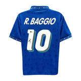 Roberto Baggio Signed Italy FC Home Soccer Jersey #10 with Beckett COA