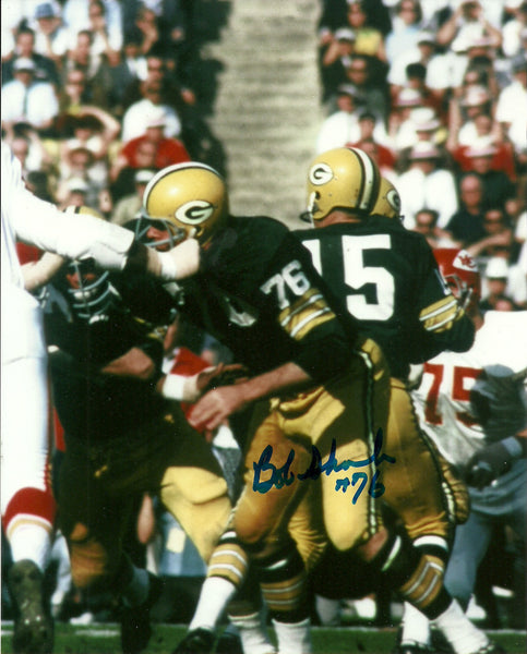 Packers Super Bowl Champ BOB SKORONSKI Signed 8x10 AUTO Photo #2 - GBP HOF
