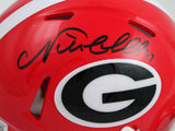 Nick Chubb Autographed Georgia Bulldogs Speed Mini Helmet-Beckett W Hologram