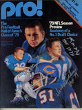 Dick Butkus Yale Lary Ron Mix Autographed Pro! 07/28/1979 Magazine JSA 55066