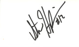 Stan Humphries Autographed San Diego Chargers Index Card Beckett 45278