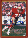 Fred Dean Signed San Francisco 49ers 5x7" Enshrinement Invitation Beckett 56083