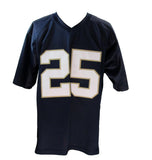 Rocket Ismail Autographed Custom Football Jersey Notre Dame Beckett 181132