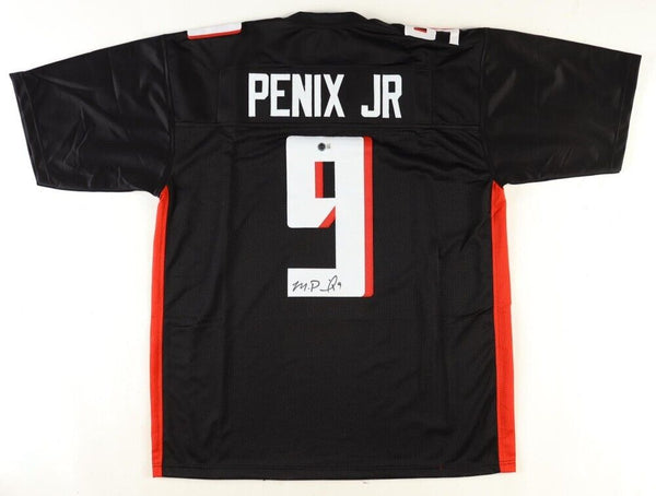 Michael Penix Jr Signed Falcons Jersey (Beckett) #8 Overall Pick 2024 NFL Draft