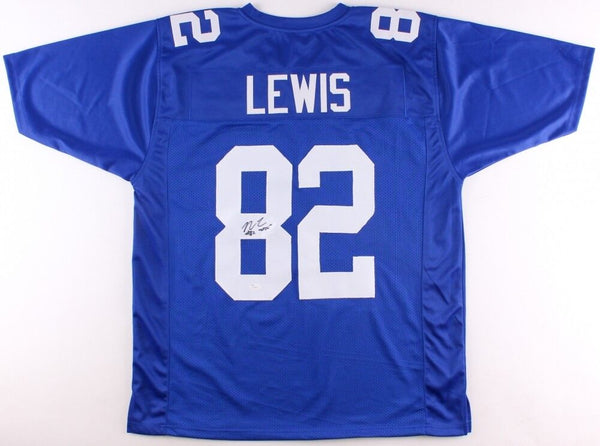 Roger Lewis Signed Giants Jersey Inscribed "Otto" (JSA) New York Wide Receiver