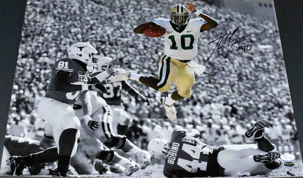 ROBERT GRIFFIN III RG3 SIGNED BAYLOR BEARS SPOTLIGHT 16x20 PHOTO JSA