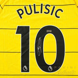CHRISTIAN PULISIC Autographed 2021-22 Chelsea FC #10 Authentic Jersey PANINI