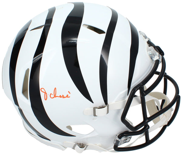Ja'Marr Chase Autographed Cincinnati Bengals Alternate Authentic Helmet Beckett