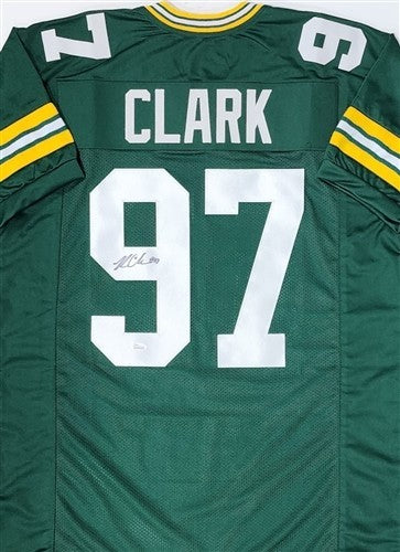 KENNY CLARK Signed Custom Replica Green Jersey - Green Bay Packers - JSA
