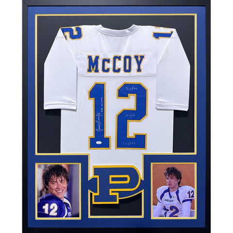 Friday Night Lights Autographed Signed Framed McCoy Jersey JSA