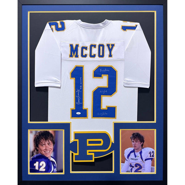 Friday Night Lights Autographed Signed Framed McCoy Jersey JSA