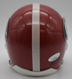 Vince Dooley Georgia Signed/Inscribed Mini Football Helmet JSA 211976