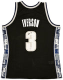HOYAS ALLEN IVERSON AUTOGRAPHED AUTHENTIC M&N 1995-96 COLLEGE JERSEY L BECKETT