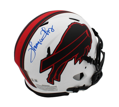 Thurman Thomas Signed Buffalo Bills Speed Authentic Lunar NFL Helmet