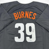Autographed/Signed Corbin Burnes Baltimore City Connect Jersey Beckett COA