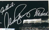 New York Yankees 2009 World Champions Autographed Stadium Photo Steiner LOA/COA