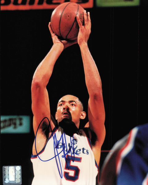 Juwan Howard Autographed Signed 8x10 Photo Washington Bullets SKU #245622