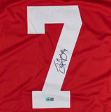 Ted Ginn Jr. Signed Ohio State Buckeyes Jersey (GT Sports) 2007 1st Round Pick