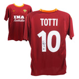 Francesco Totti Signed AS Roma Home Soccer Jersey #10 with Beckett COA