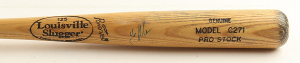 Joe Mauer Signed Louisville Slugger Pro Baseball Bat (Beckett) Twins 2009 AL MVP